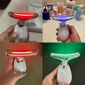 SkinAura™ LED Face and Neck Massager