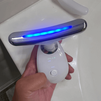 SkinAura™ LED Face and Neck Massager