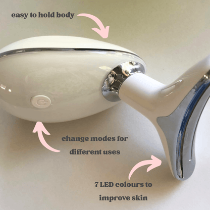 SkinAura™ LED Face and Neck Massager