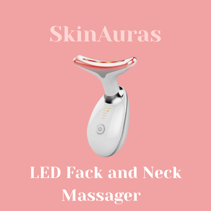 SkinAura™ LED Face and Neck Massager