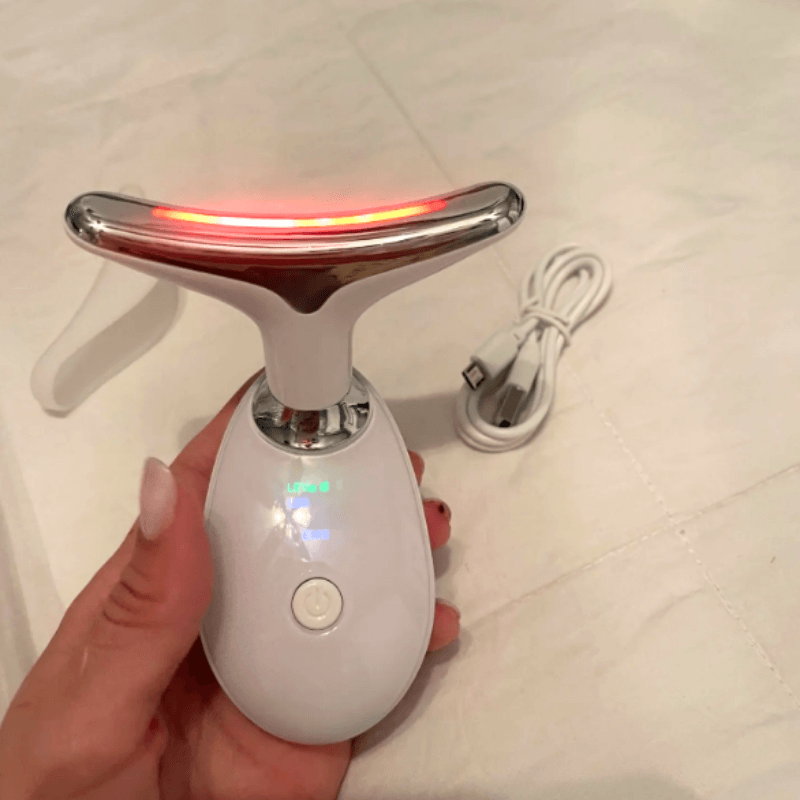 SkinAura™ LED Face and Neck Massager